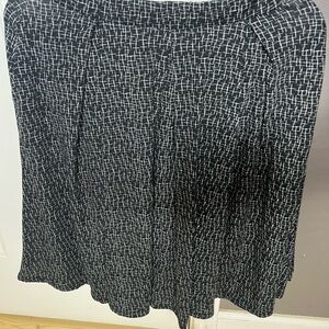 LuLaRoe Black and White A-Line Skirt